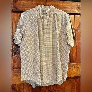 Polo by Ralph Lauren men’s short sleeve button up shirt